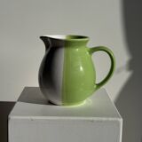 90s white and green ceramic carafe H17 D11
