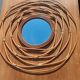 Rattan mirror