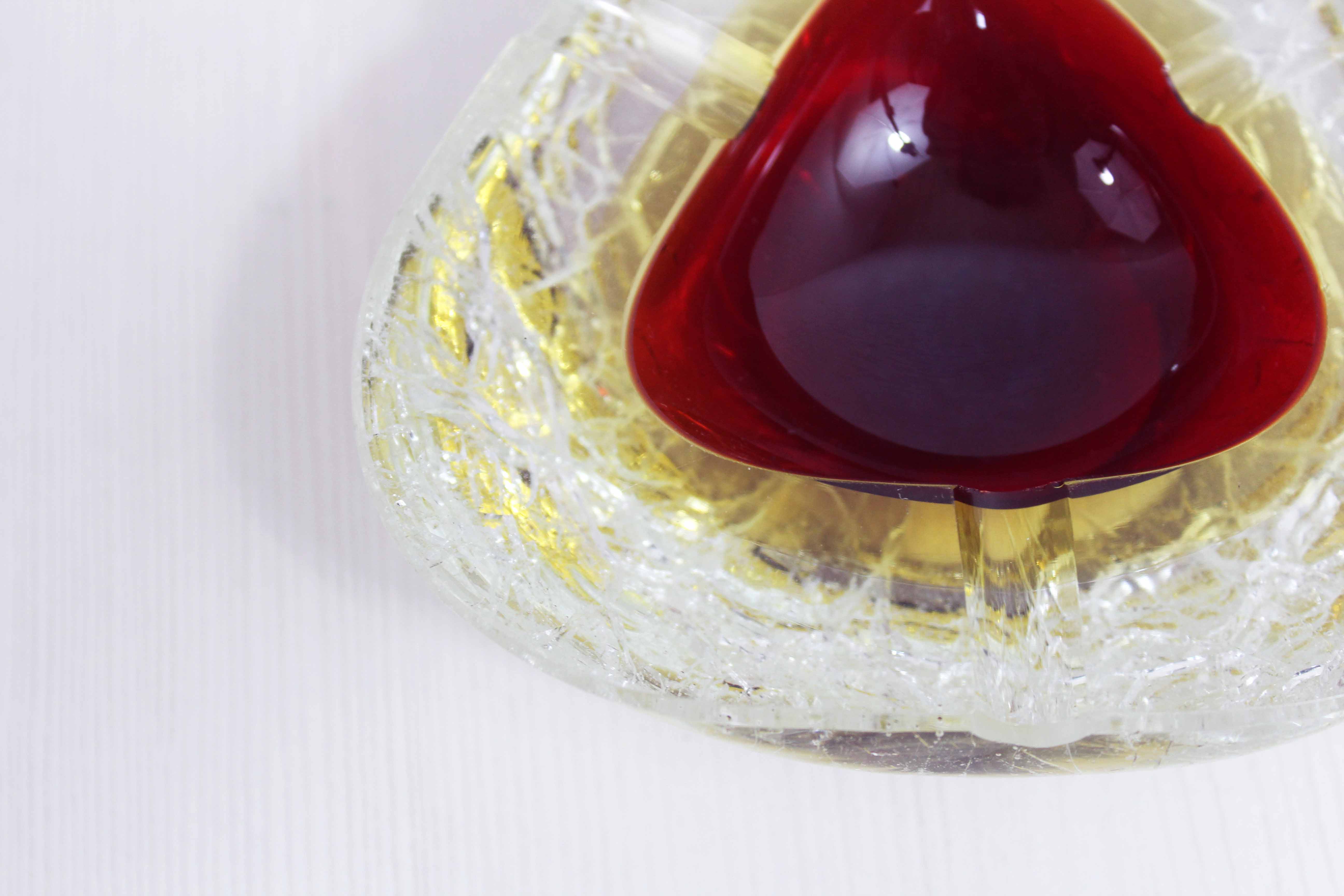 Murano glass ashtray