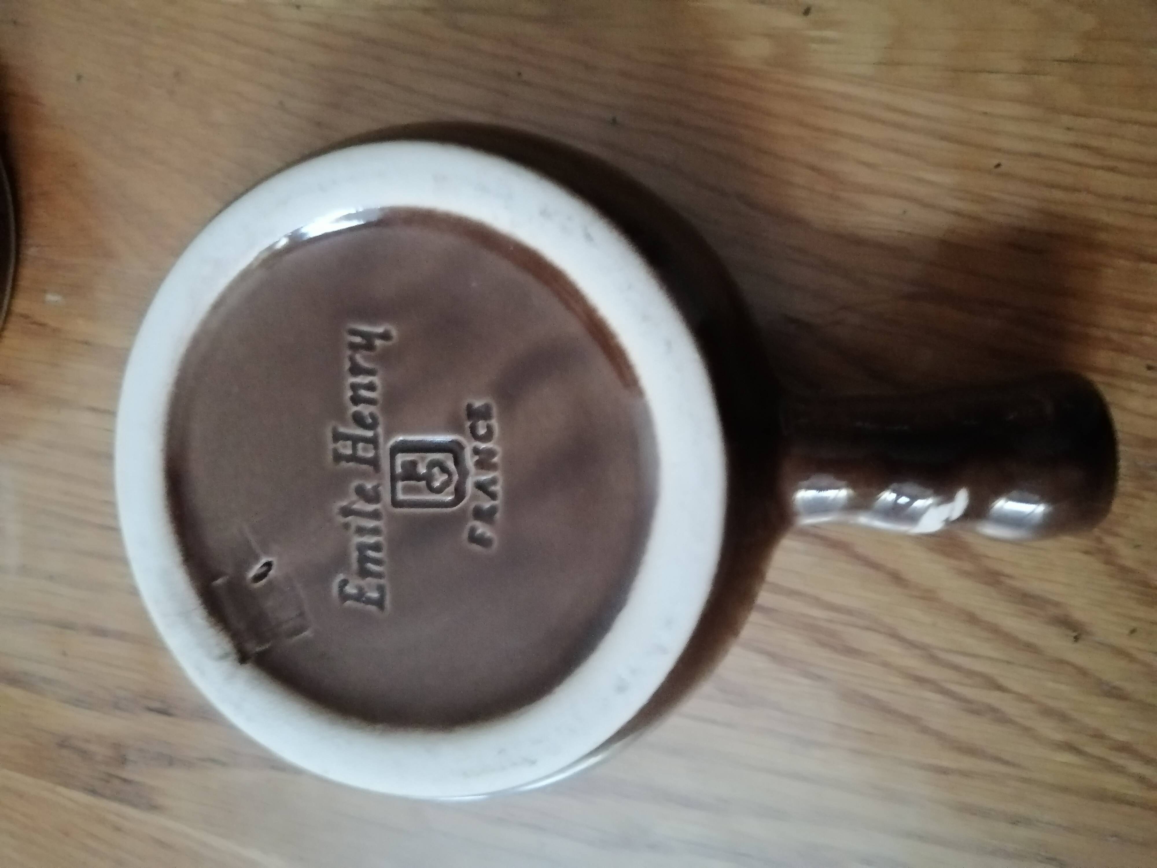 Service set of 7 ceramic snail pieces