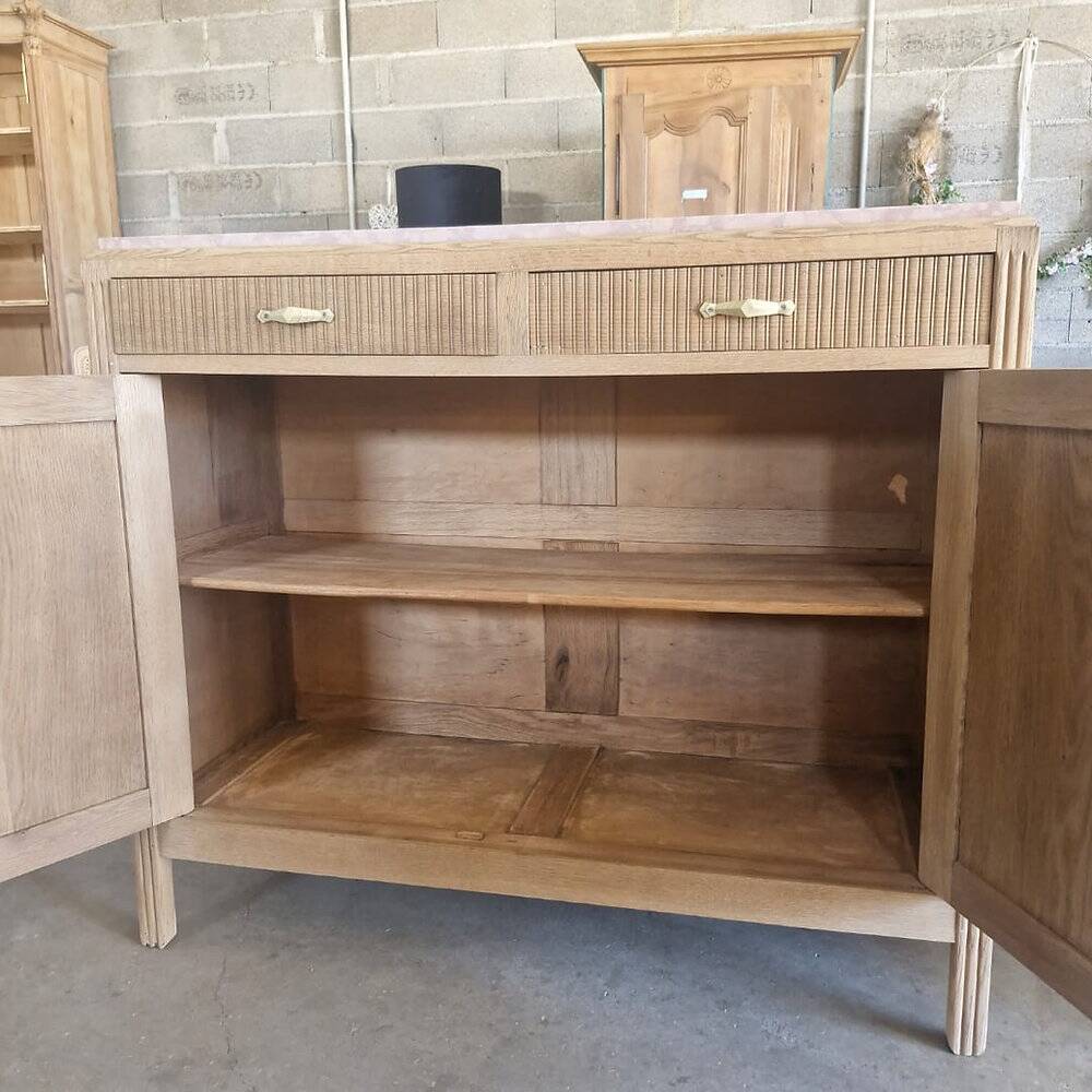 Art Deco buffet in pink marble