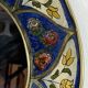 Miroir en bois peint et verre