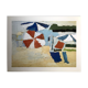 Affiche Nicolas de Staël, Le Lavandou, personnage sur la plage, 1991
