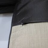 1970s danish 2-seater sofa in dark brown leather