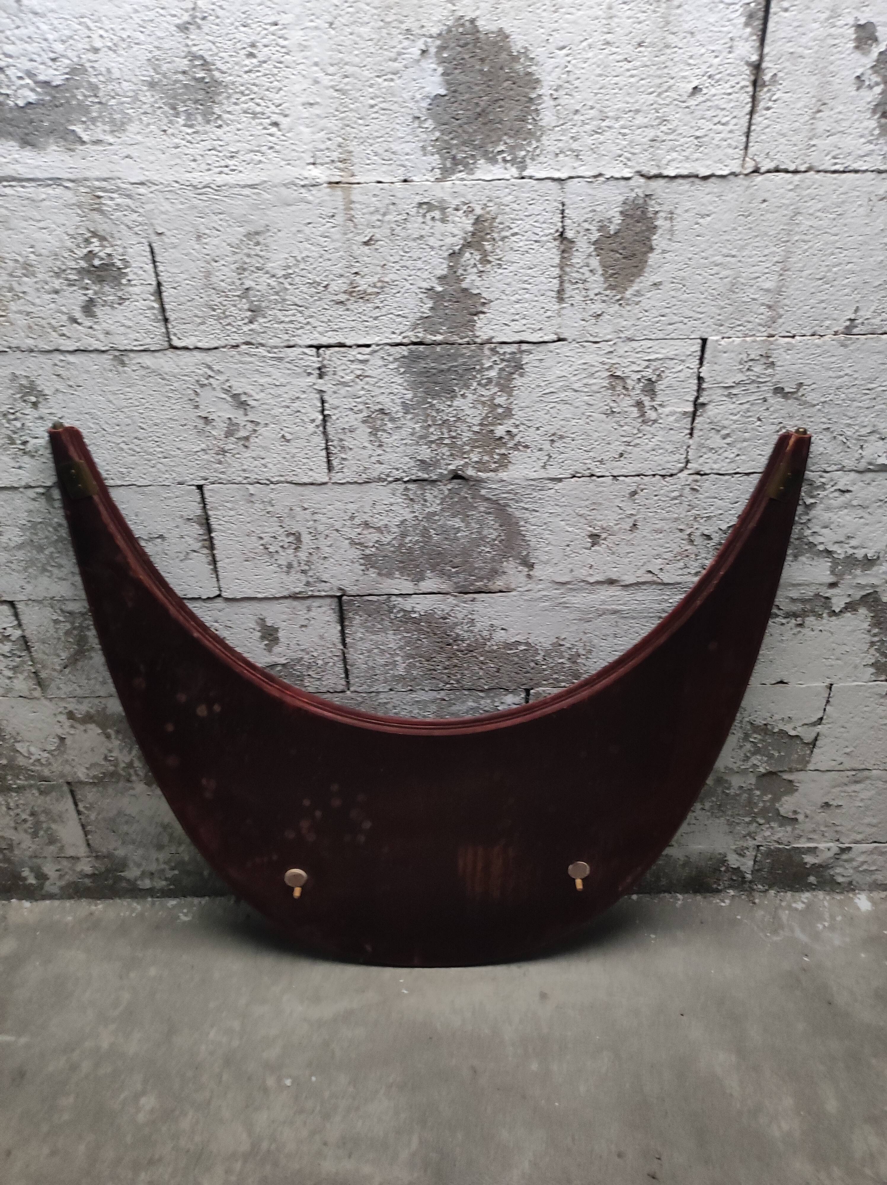 Oval Louis XVI style table with half-moon extensions.