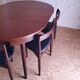 Danish Scandinavian table and chairs by Hans Olsen for Frem Røjle 1960