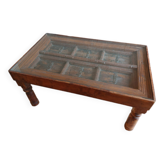 Table basse inspiration indienne
