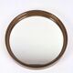 Vintage Round Smoked Brown Acrylic Mirror from Gilac, France, 1970s