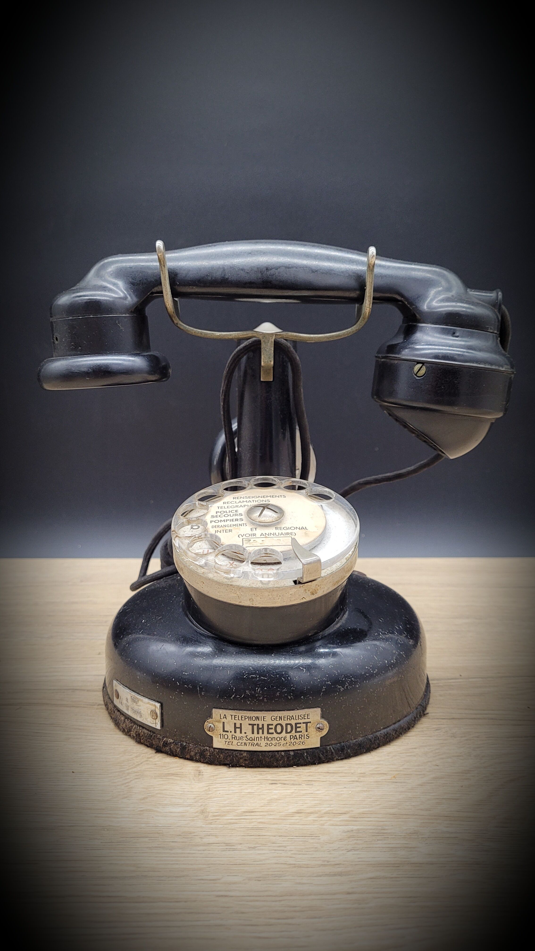 Telephone Théodet Paris