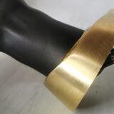 Pair of brass hand flare appliques