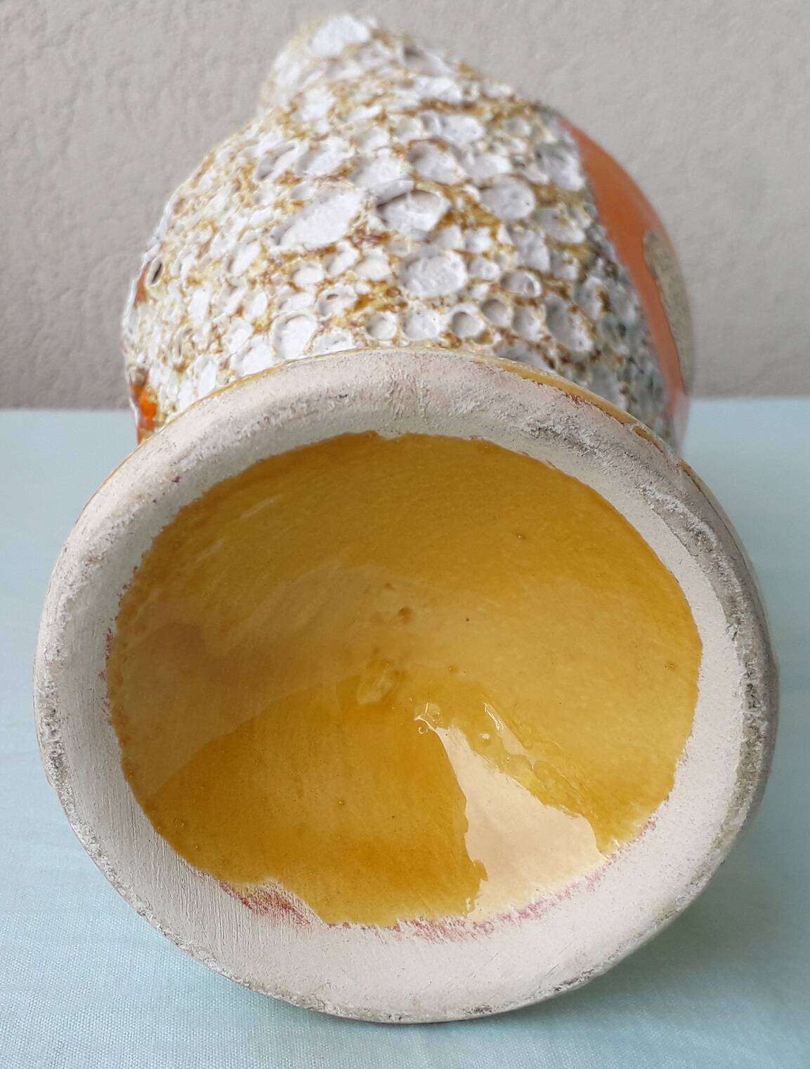 Ceramic pitcher vase