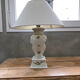 Antique lamp foot in Moustiers porcelain