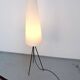 Vintage 1960s floor lamp, retro Mid-Century style.