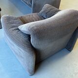 Vintage Cassina Maralunga Sofa Set