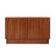 Contemporary Birch and Oak Sideboards with Travertine Top by LA Studio