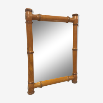 Miroir bois bambou