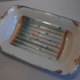 Plat a asperges Digoin Sarreguemines 1950