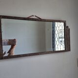 Art deco iron mirror
