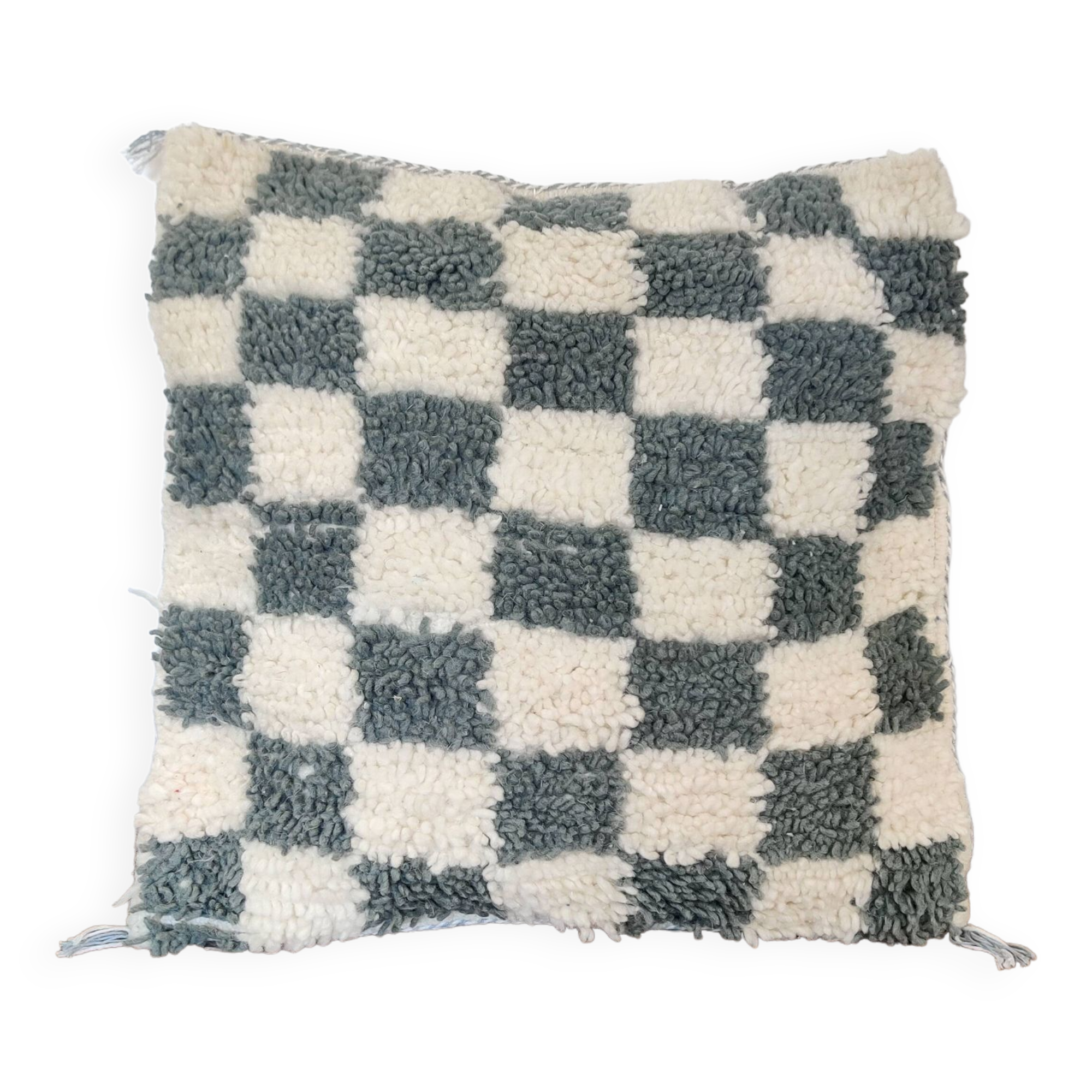 Berber cushion Damier Gray Béni Ouarain