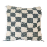 Berber cushion Damier Gray Béni Ouarain