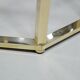 Brass  Italian coffee table by Romeo Rega, 1970s