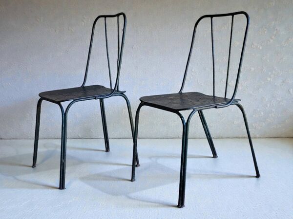 Chaises de jardin Parc et Jardin de Paris, 1950's (*4)