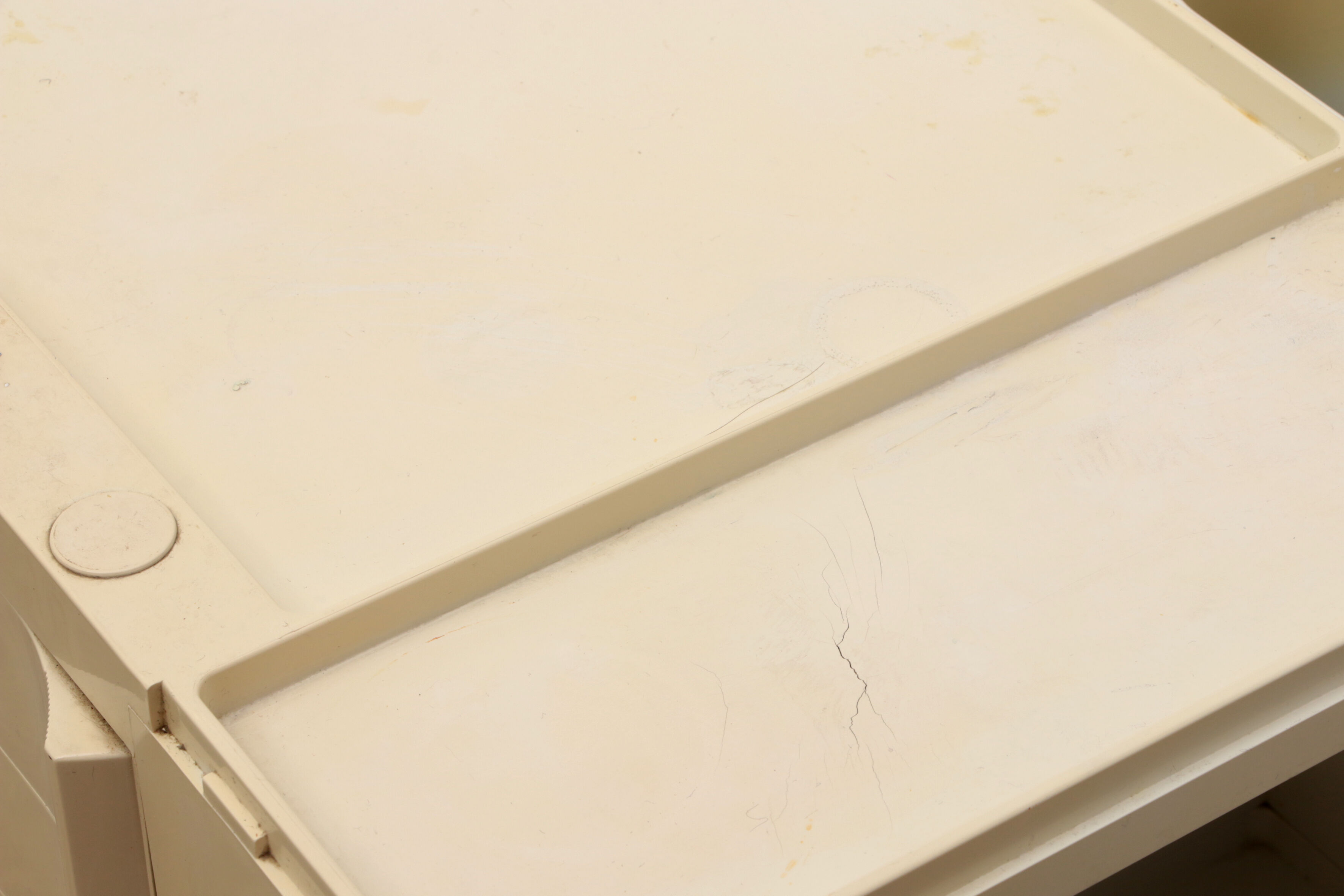 Space Age white Joe Colombo 'Boby' storage trolley, 1970s