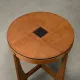 Dutch Art Deco Modernist Amsterdam School side table in Oak