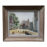 Tableau P.Cario Scène rurale