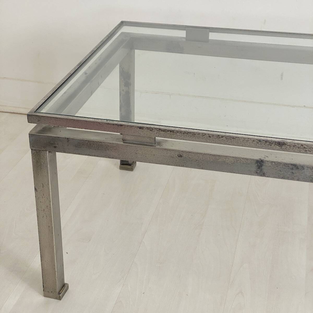 Table basse maison Jansen vintage 70's design Guy Lefevre