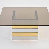 Low brass & chrome table