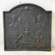 Plaque de cheminée en fonte