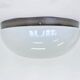 Big chrome Bauhaus ceiling or wall lamp/flushmount, 1940s