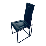 Postmodern architectural dining chairs, Italy, 1980s, set of 10