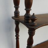 Hanging wood shelf