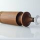 Large mid-century modern Danish teak table lamp