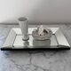 Beveled mirrored top