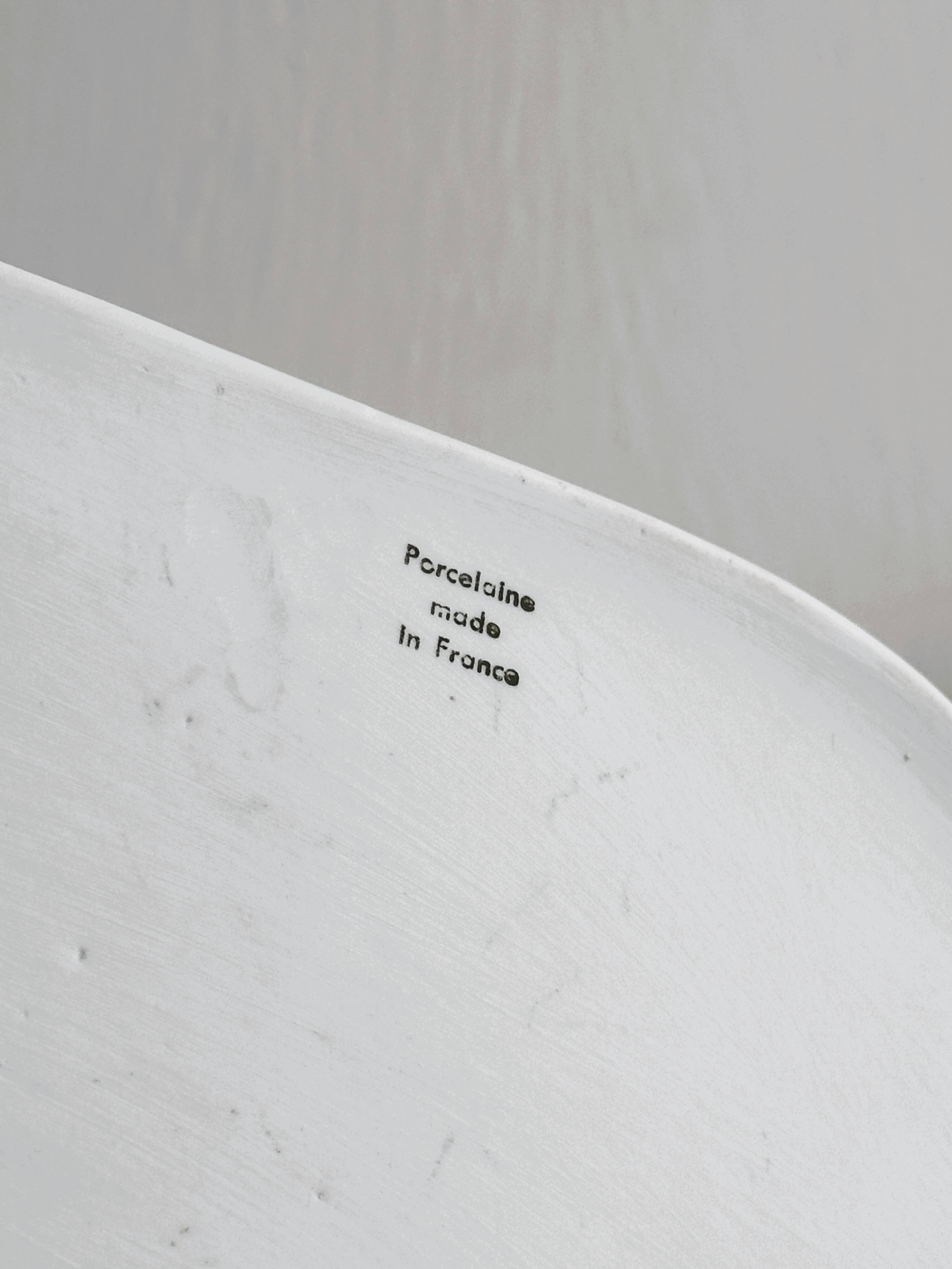 White porcelain dish in the shape of a duck.