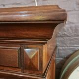 Mahogany notary cabinet with flaps