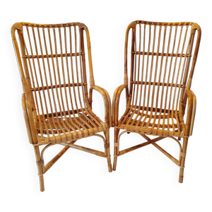 Paire de fauteuils en