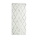 Berber rug 80 x 180 cm white black diamond