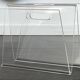 W magazine rack in plexiglass, France 1970s