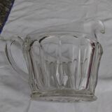 Broc pitcher vintage molded glass