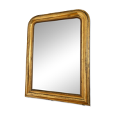 Large antique French Louis Philippe giltwood mirror – late 19th century