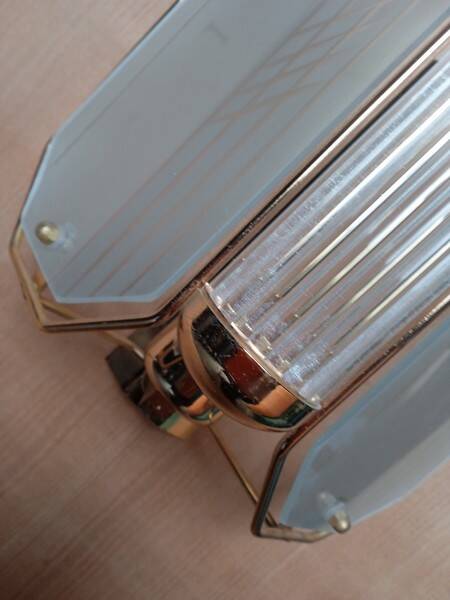 vintage Hollywood regency wall lamp ep 1980