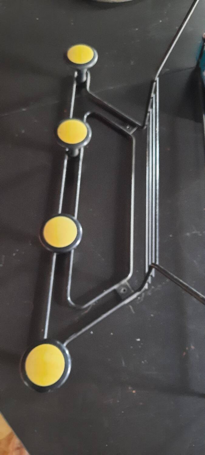 Wall-mounted coat rack, 1960s