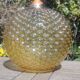 Vintage 1970s Empoli glass suspension globe