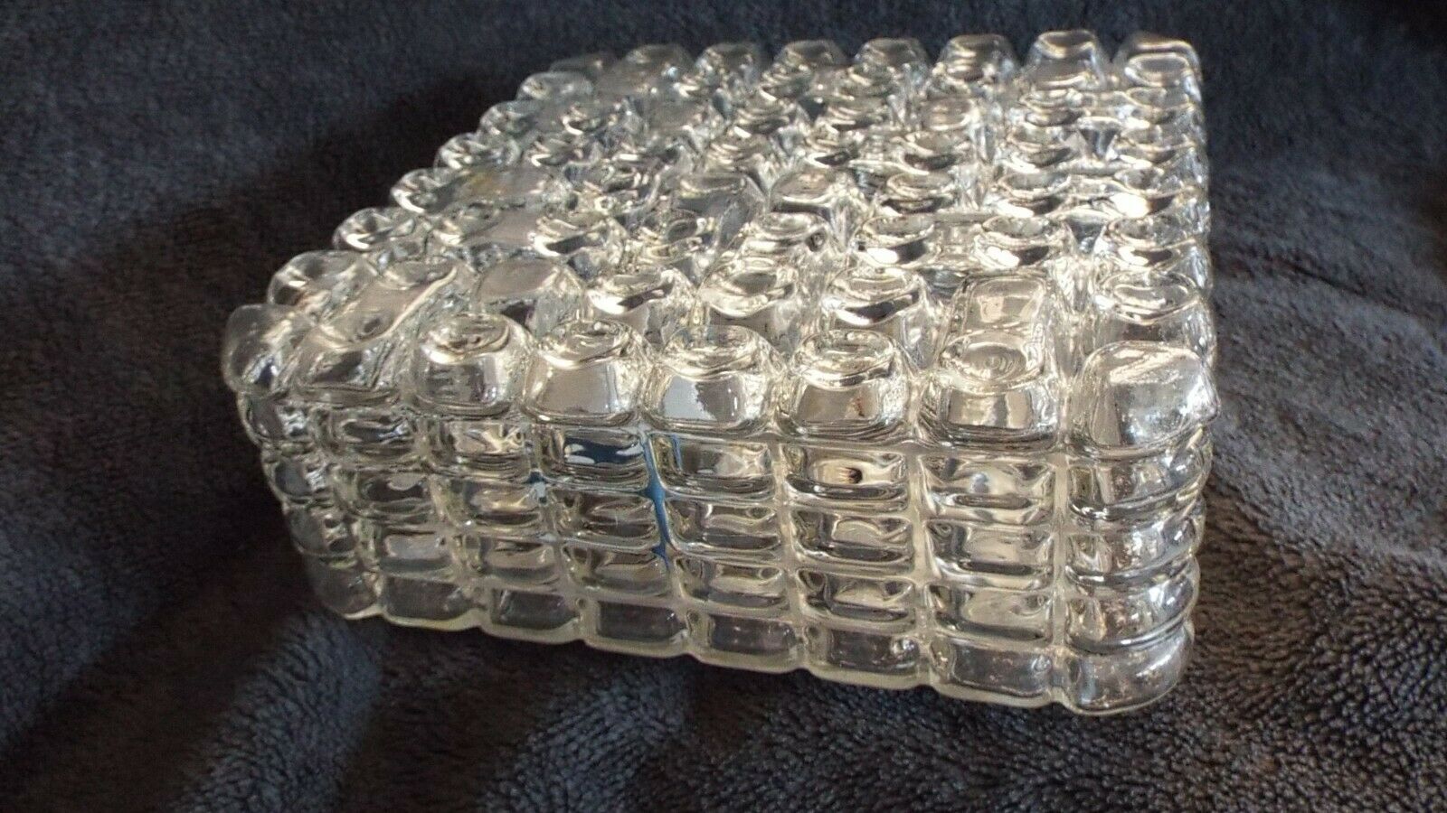 Glass ceiling light 60-70s