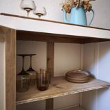 Buffet parisien ancien - bois & couleur lin