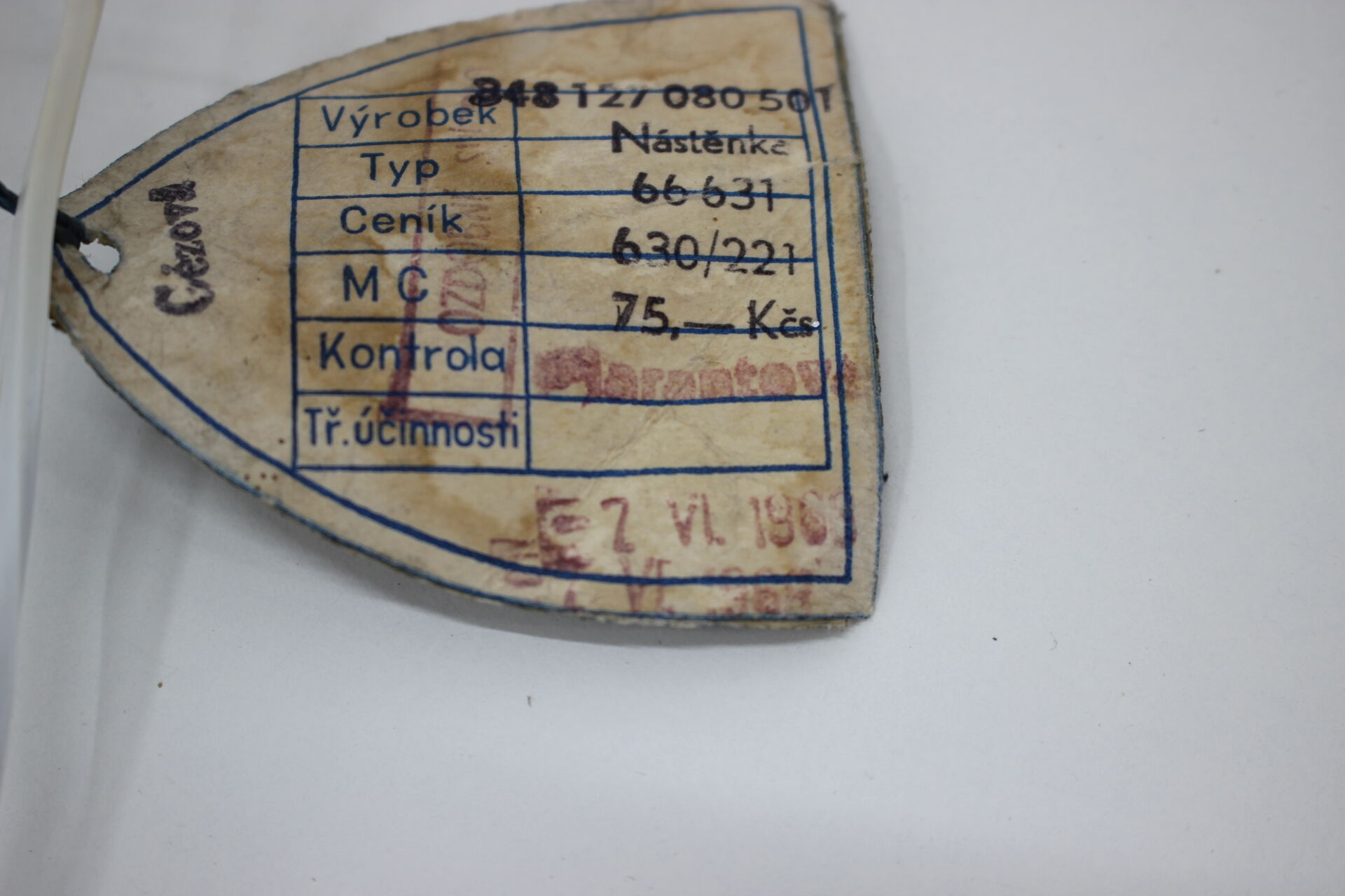 Mid-century wall lamp Elektroinstala Děčín, 1970